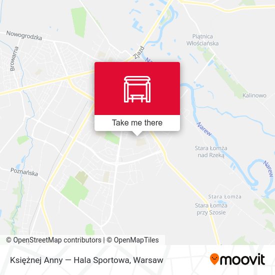 Księżnej Anny — Hala Sportowa map