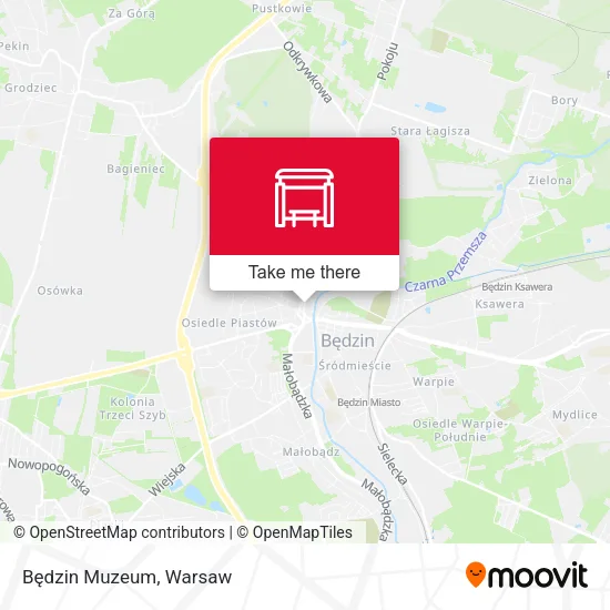 Będzin Muzeum map