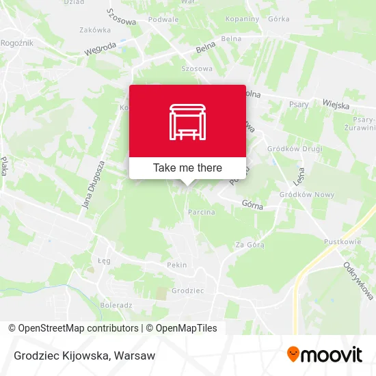 Карта Grodziec Kijowska