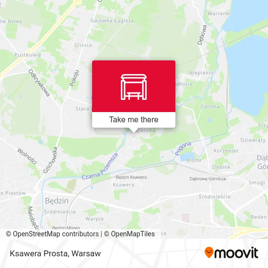 Карта Ksawera Prosta