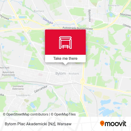 Карта Bytom Plac Akademicki [Nż]