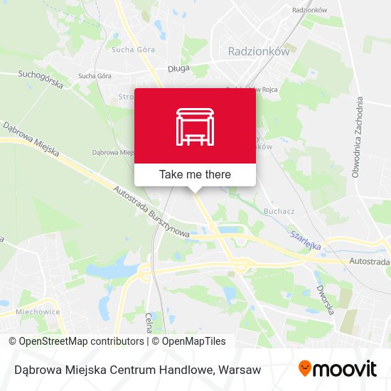 Dąbrowa Miejska Centrum Handlowe map