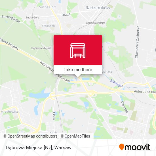 Dąbrowa Miejska [Nż] map