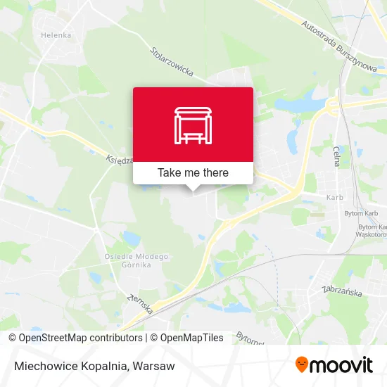 Карта Miechowice Kopalnia