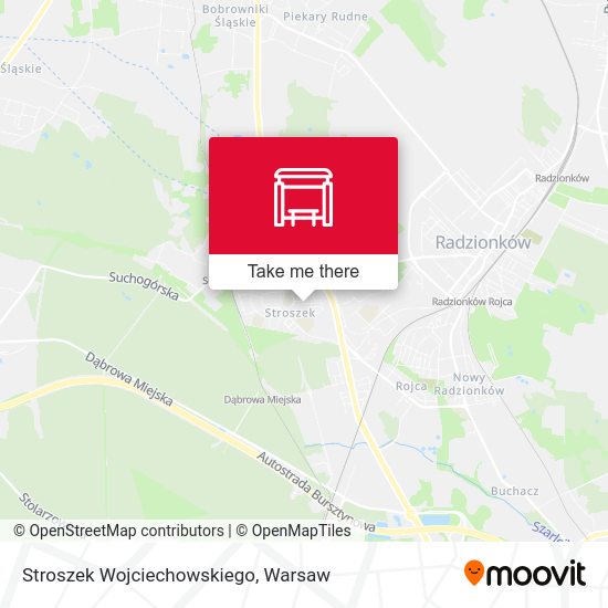 Stroszek Wojciechowskiego map