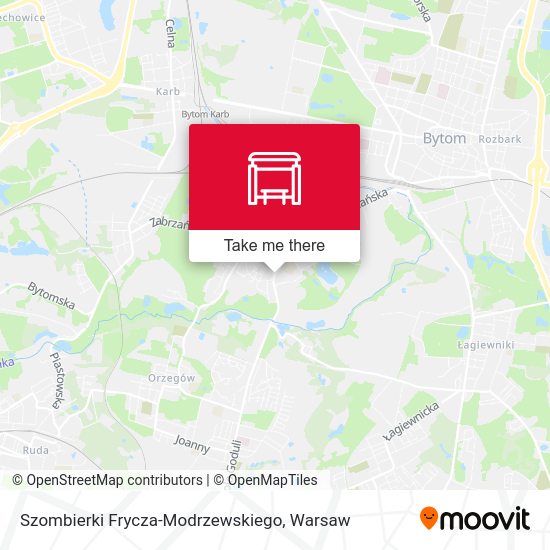 Szombierki Frycza-Modrzewskiego map