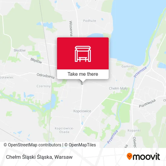 Chełm Śląski Śląska map
