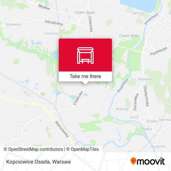 Kopciowice Osada map