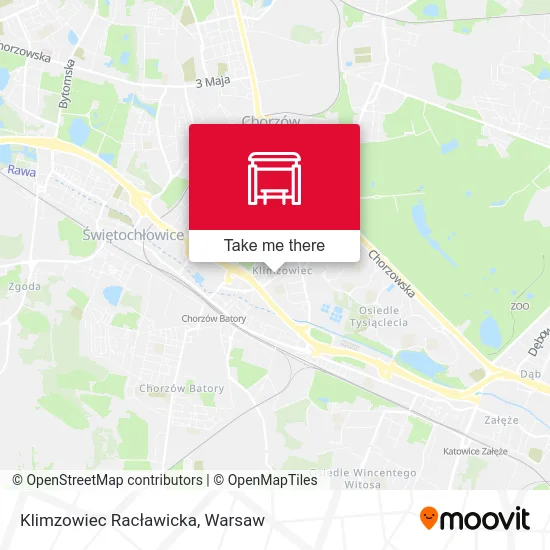 Карта Klimzowiec Racławicka