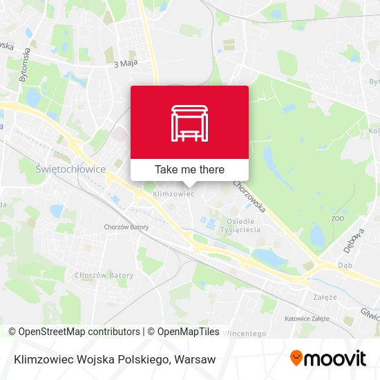 Klimzowiec Wojska Polskiego map