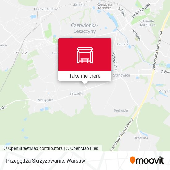 Карта Przegędza Skrzyżowanie