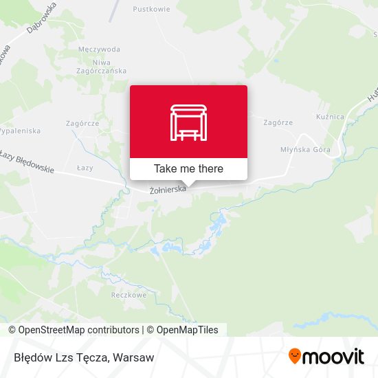 Błędów Lzs Tęcza map