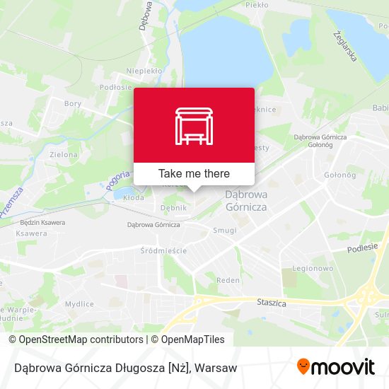 Карта Dąbrowa Górnicza Długosza [Nż]