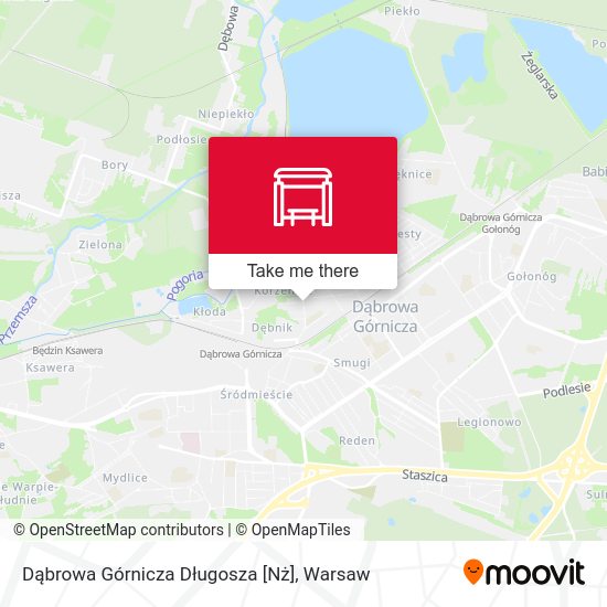 Dąbrowa Górnicza Długosza [Nż] map