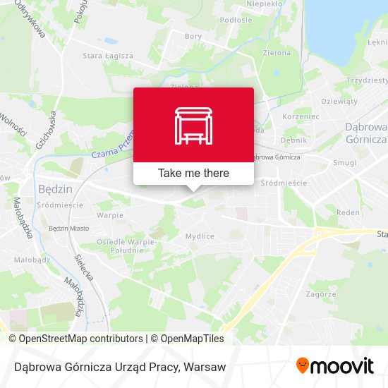 Карта Dąbrowa Górnicza Urząd Pracy