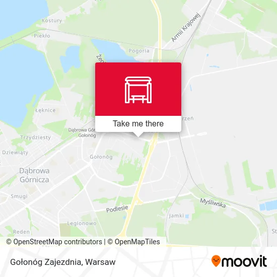 Карта Gołonóg Zajezdnia