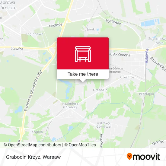 Карта Grabocin Krzyż