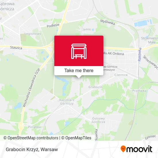 Карта Grabocin Krzyż