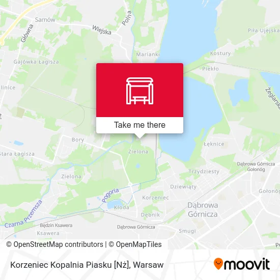 Карта Korzeniec Kopalnia Piasku [Nż]