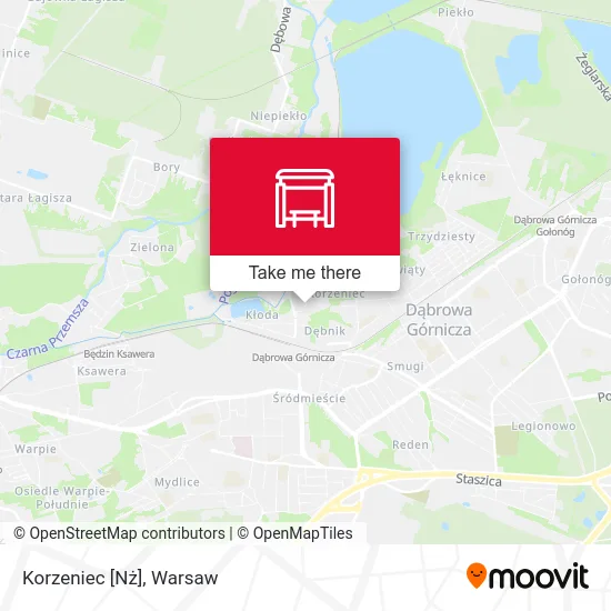 Карта Korzeniec [Nż]