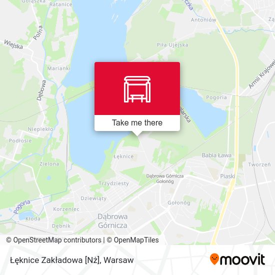 Łęknice Zakładowa [Nż] map