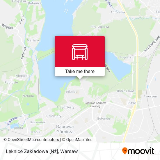 Łęknice Zakładowa [Nż] map