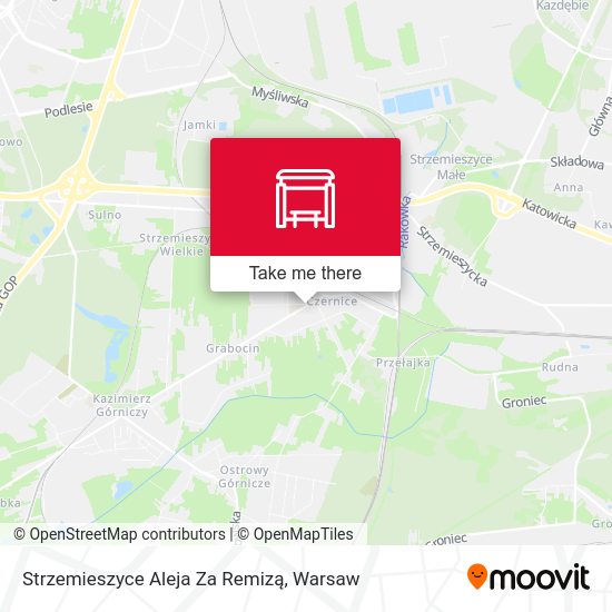 Strzemieszyce Aleja Za Remizą map