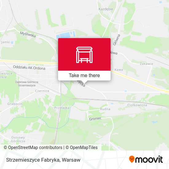 Карта Strzemieszyce Fabryka