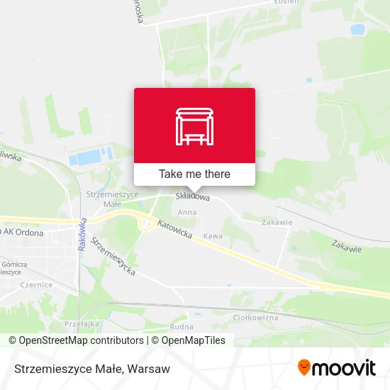 Карта Strzemieszyce Małe