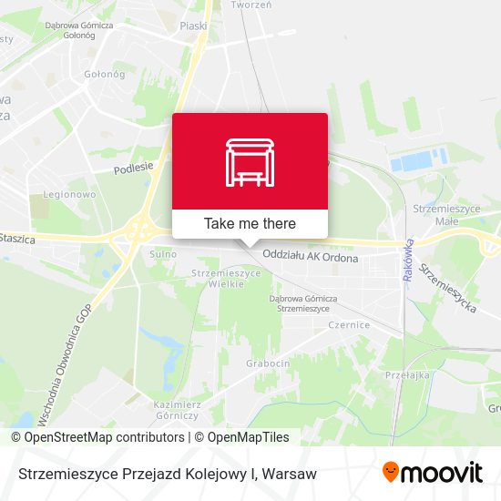 Strzemieszyce Przejazd Kolejowy I map