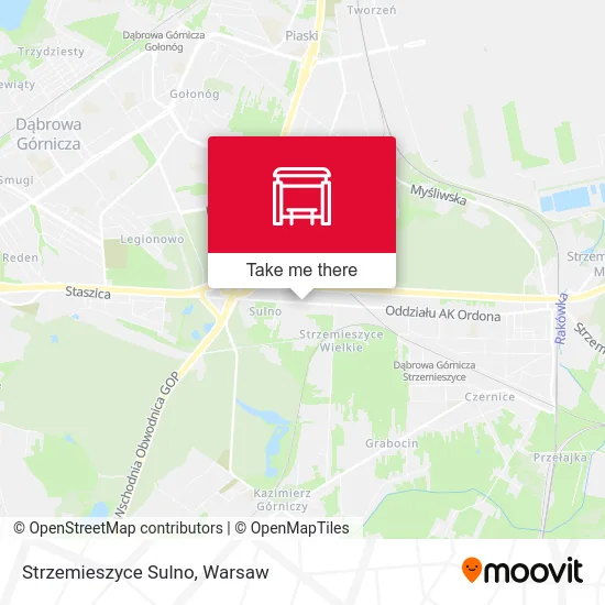 Карта Strzemieszyce Sulno