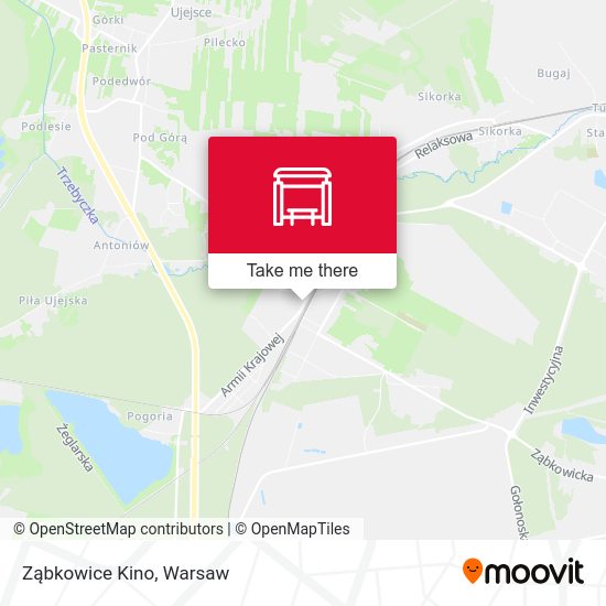 Ząbkowice Kino map