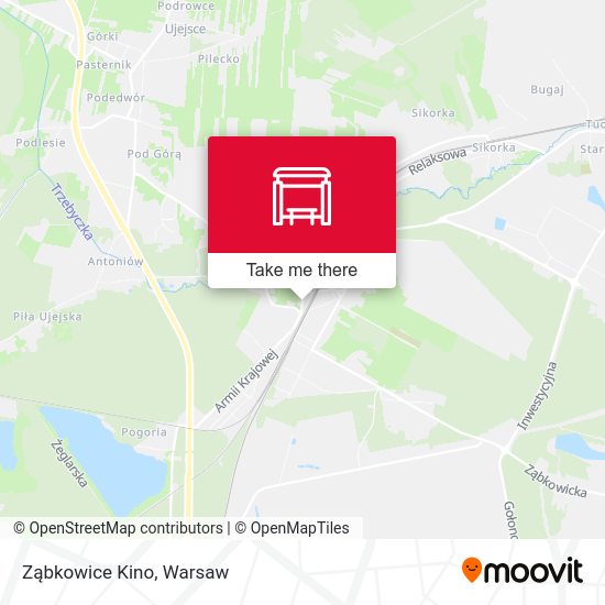 Ząbkowice Kino map