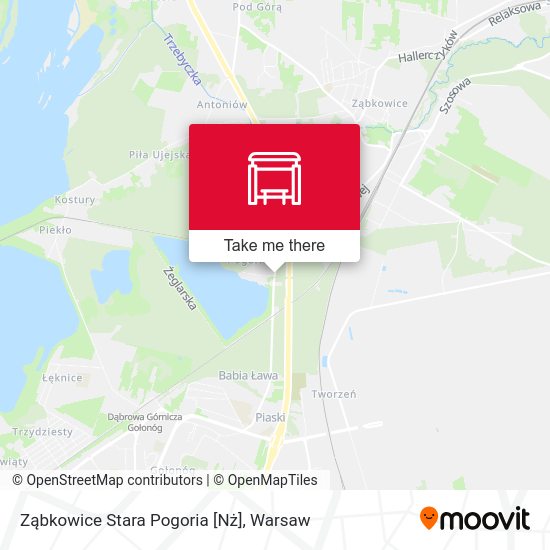 Ząbkowice Stara Pogoria [Nż] map