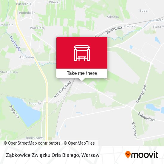 Ząbkowice Związku Orła Białego map