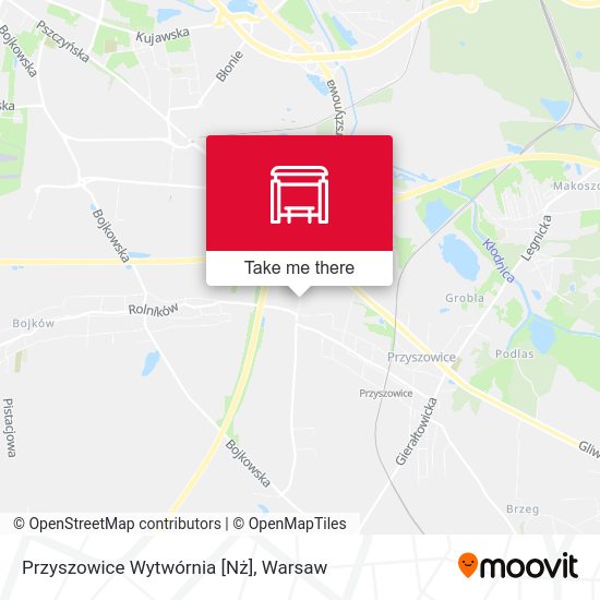 Przyszowice Wytwórnia [Nż] map