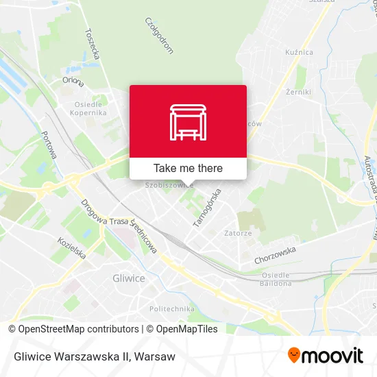 Карта Gliwice Warszawska II