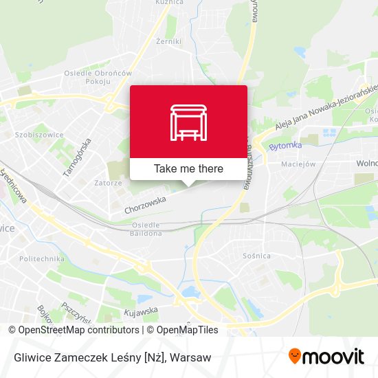 Gliwice Zameczek Leśny [Nż] map