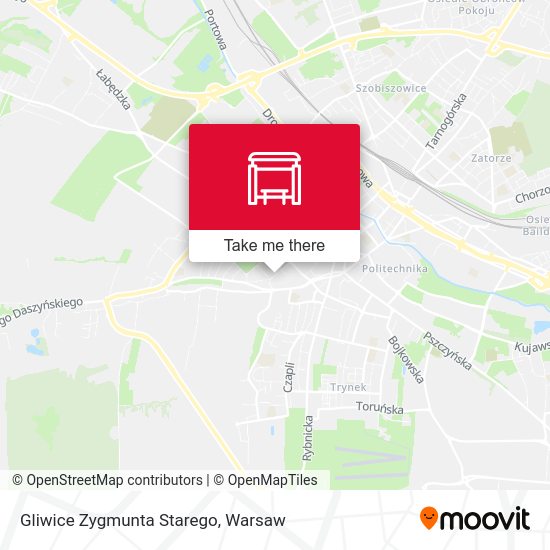 Gliwice Zygmunta Starego map