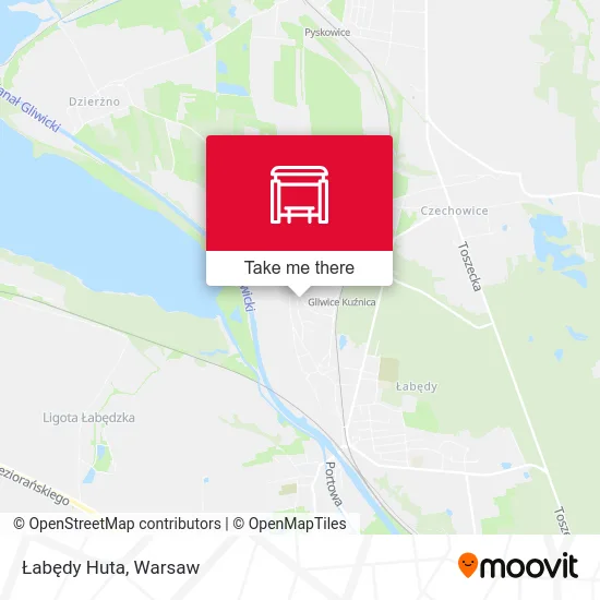 Карта Łabędy Huta