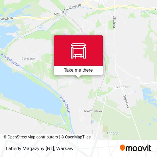 Łabędy Magazyny [Nż] map