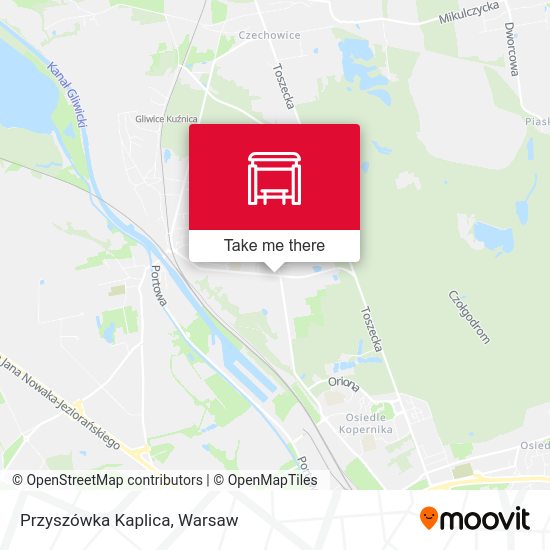 Przyszówka Kaplica map