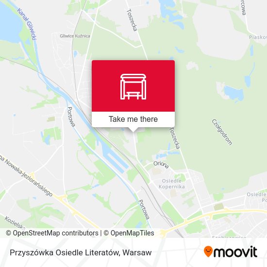 Przyszówka Osiedle Literatów map