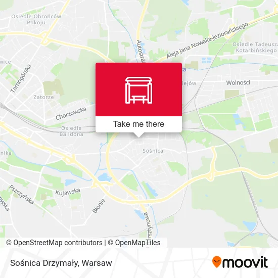 Карта Sośnica Drzymały