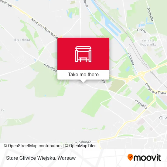 Карта Stare Gliwice Wiejska