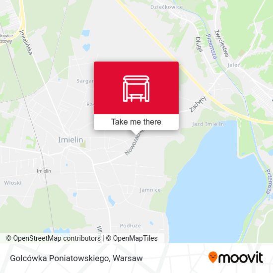 Golcówka Poniatowskiego map