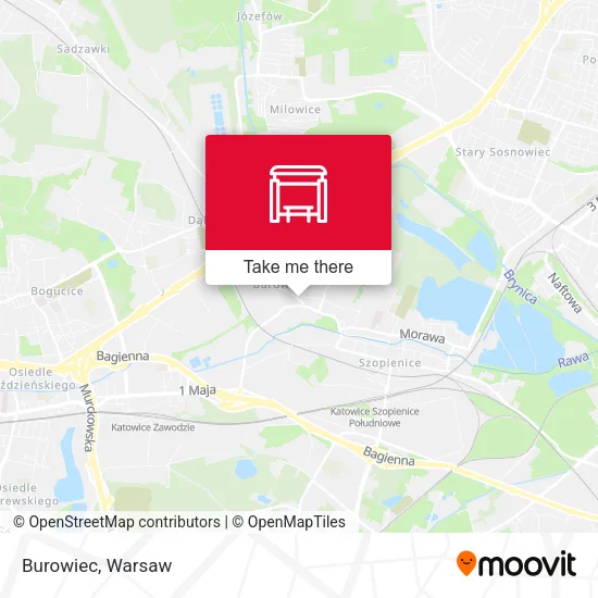 Burowiec map