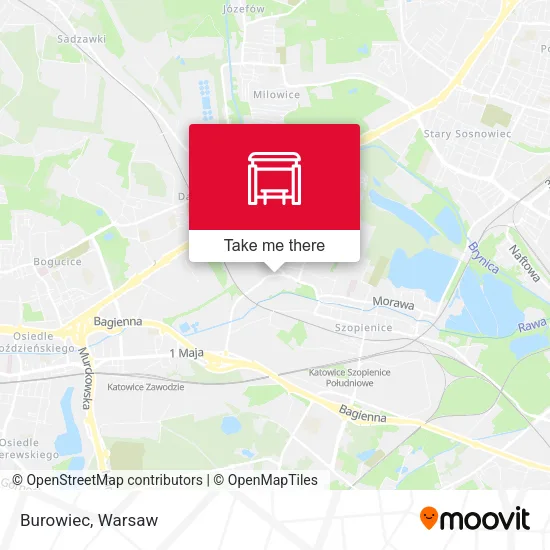 Burowiec map