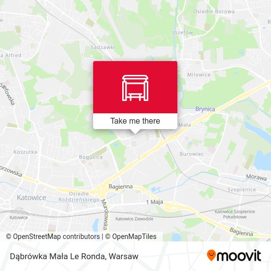 Dąbrówka Mała Le Ronda map