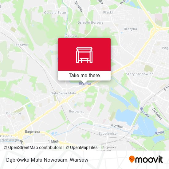 Dąbrówka Mała Nowosam map